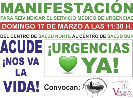 MANI 17 MARZOURGENCIAS