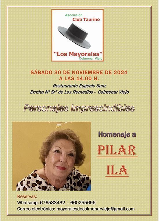 Homenaje a Pilar