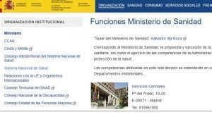 Sanidad y el coronavirus